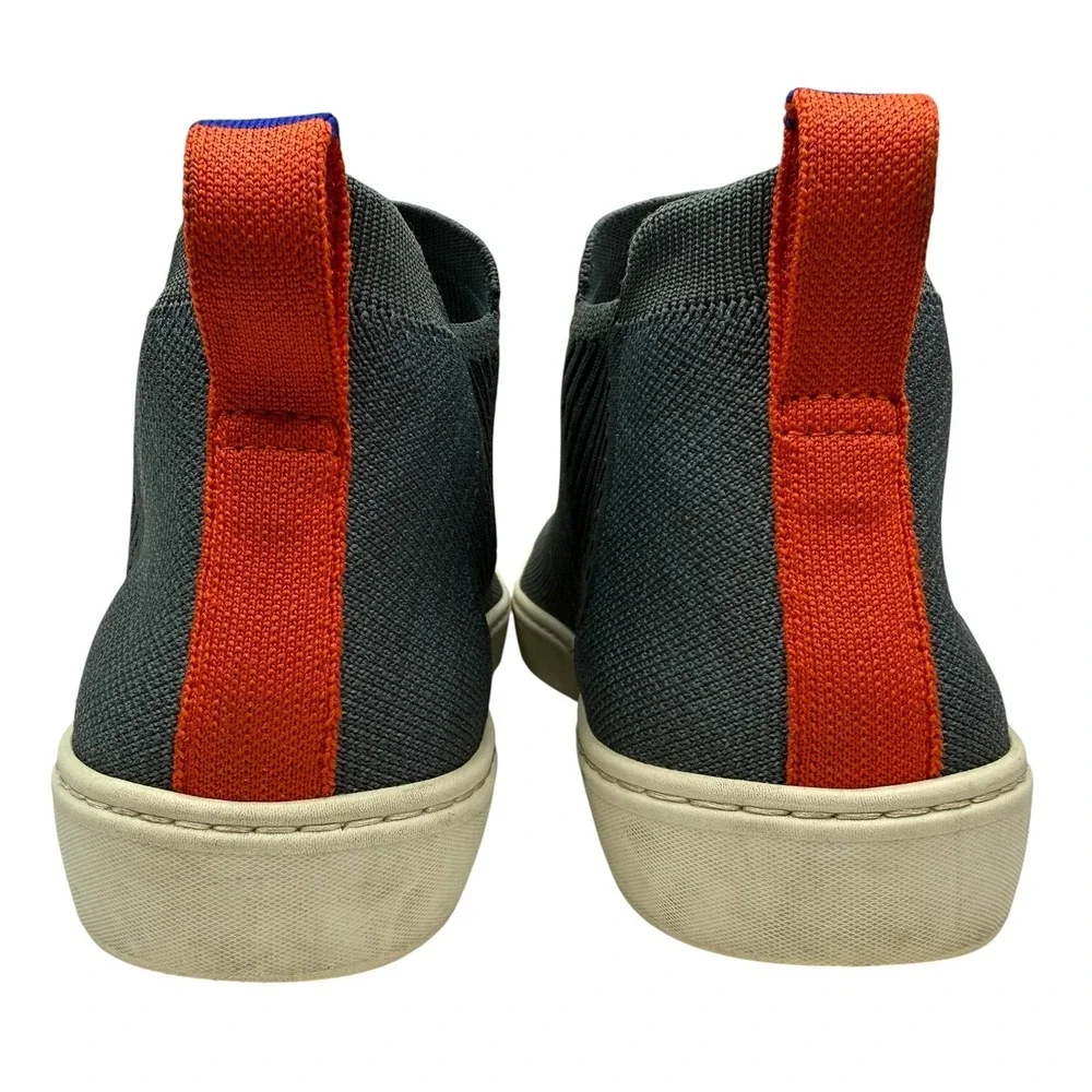 Rothy's The Ankle Sneaker Women's Size 9 Dark Grey Knit Slip On Comfort Shoes